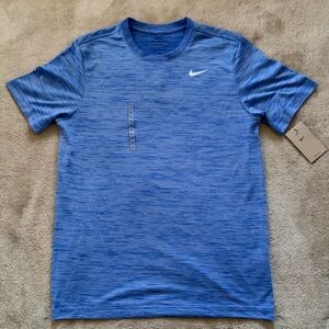 Nike Men's Heathered Blue Short Sleeve Tee